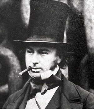 Isambard Kingdom Brunel in his top hat